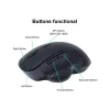 EQUIP 6-button dual-mode rechargeable wireless mouse — right-hand, optical 1600 DPI, RF Wireless + Bluetooth, black