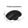 EQUIP 6-button dual-mode rechargeable wireless mouse — right-hand, optical 1600 DPI, RF Wireless + Bluetooth, black