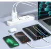 EQUIP 2-Port 30W GaN Slim USB-C PD Charger — 2 USB-C ports, 100–240V input, max 20V output, white