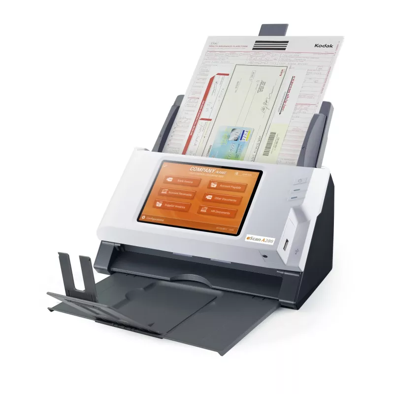 Plustek eScan A280 Enterprise ADF scanner 600 x 600 DPI A4 Black, White