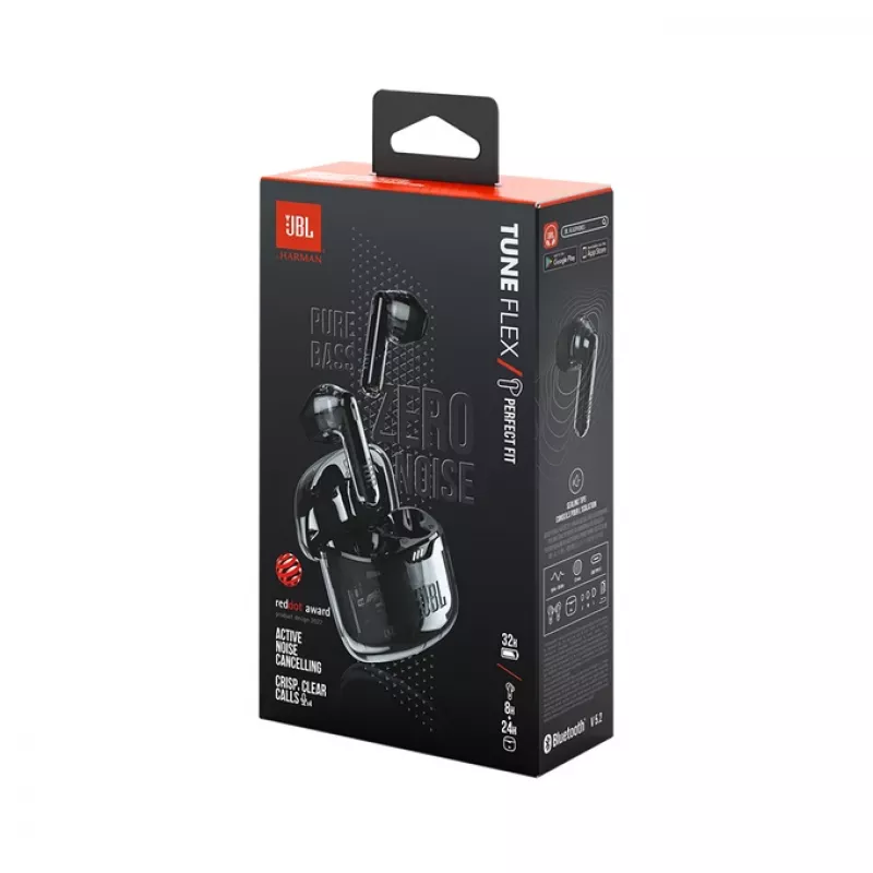 JBL Tune Flex Headset True Wireless Stereo (TWS) In-ear Calls/Music/Sport/Everyday Bluetooth Black