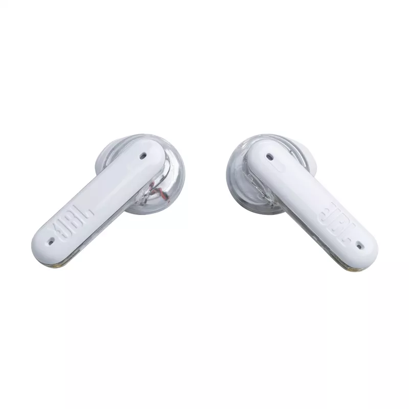 JBL Tune Flex Ghost Edition Headset True Wireless Stereo (TWS) In-ear Calls/Music Bluetooth Translucent, White