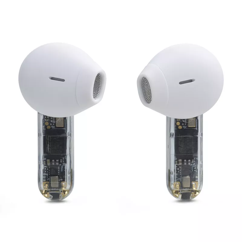 JBL Tune Flex Ghost Edition Headset True Wireless Stereo (TWS) In-ear Calls/Music Bluetooth Translucent, White