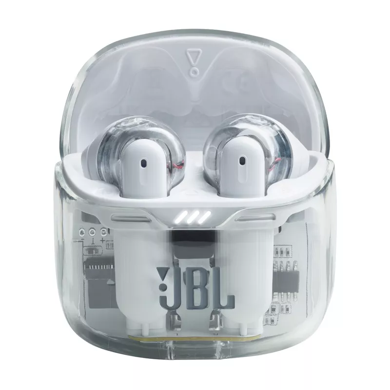 JBL Tune Flex Ghost Edition Headset True Wireless Stereo (TWS) In-ear Calls/Music Bluetooth Translucent, White