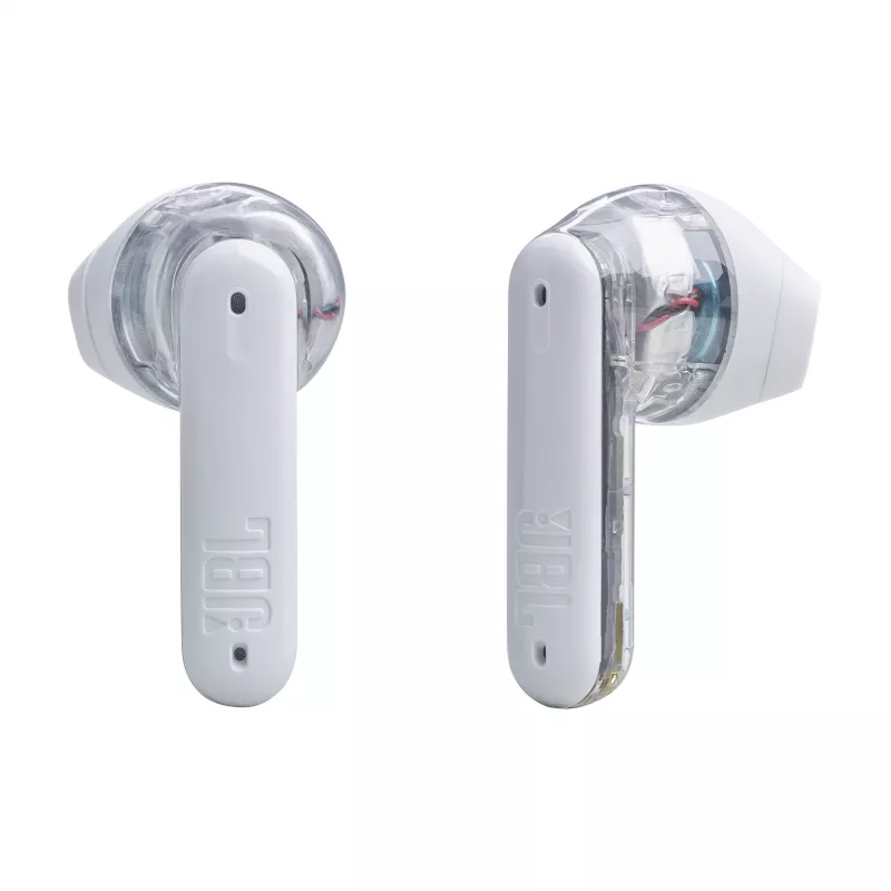 JBL Tune Flex Ghost Edition Headset True Wireless Stereo (TWS) In-ear Calls/Music Bluetooth Translucent, White