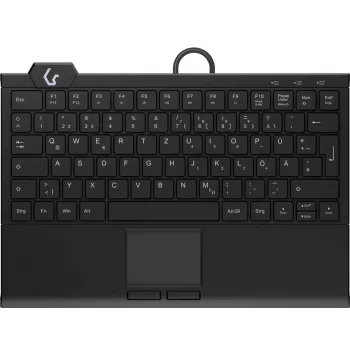 KeySonic KSK-5210ELU (DE) keyboard Home USB QWERTZ German Black
