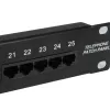 Equip 25-Port Cat.3 RJ45 ISDN Patch Panel, Black