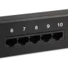 Equip 25-Port Cat.3 RJ45 ISDN Patch Panel, Black