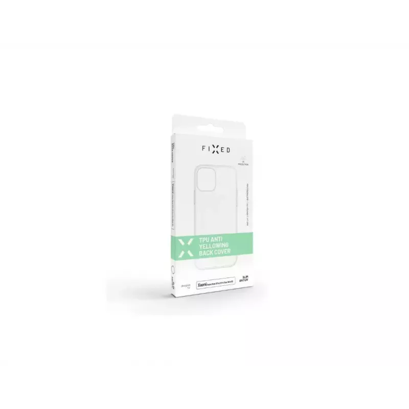 Back cover FIXED for Xiaomi Redmi Note 13 Pro 5G / POCO X6 5G — Slim AntiUV TPU Transparent