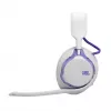 Headset JBL Quantum 650 — Wireless Bluetooth, USB-C, Circumaural, Head-band, White, 20–20000 Hz
