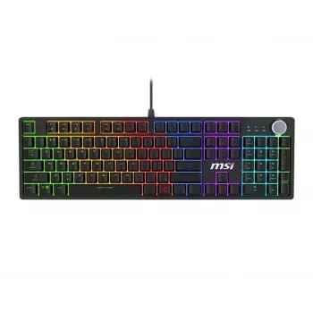 MSI FORGE GK320 RED keyboard Gaming USB QWERTY English Black