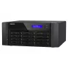 NAS Tower QNAP TS-h1290FX — EPYC 7302P 3.0 GHz, 128 GB DDR4, 12-bay, QuTS hero, Black