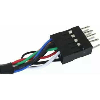 FireWire Cable DeLOCK 82379 0.016 m Black Male/Male
