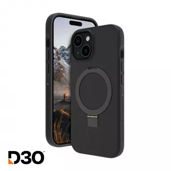Protective cover dbramante1928 Iceland Ultra D3O MS Kick for iPhone 17e/16e/15/14/13, 6.1 inch (15.5 cm), Black