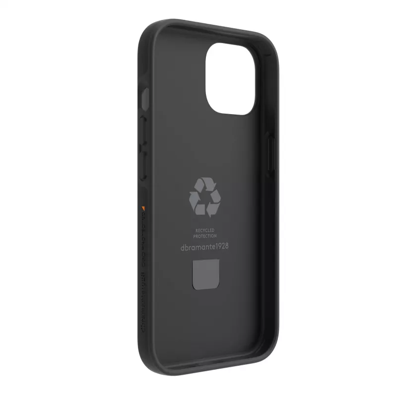Protective cover dbramante1928 Iceland Ultra D3O MS Kick for iPhone 17e/16e/15/14/13, 6.1 inch (15.5 cm), Black