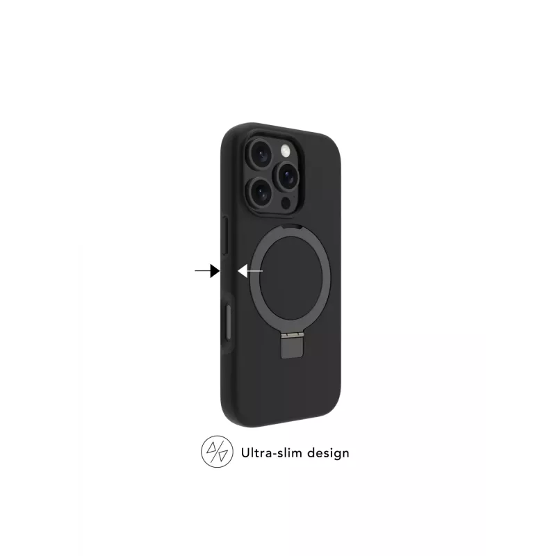 Protective cover dbramante1928 Iceland Ultra D3O MS Kick for iPhone 17e/16e/15/14/13, 6.1 inch (15.5 cm), Black