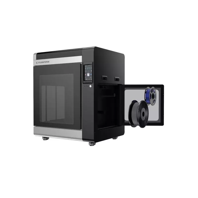 3D printer Flashforge Creator 4A — build volume 400×350×500 mm, 1.75 mm filament, max bed 120 °C, Wi‑Fi