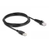 DeLOCK USB Barcode Scanner 1D and 2D wired for stationary installation