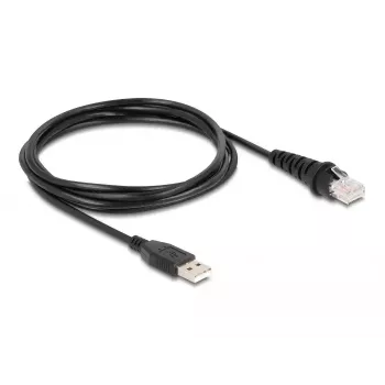 DeLOCK USB Barcode Scanner 1D and 2D wired for stationary installation