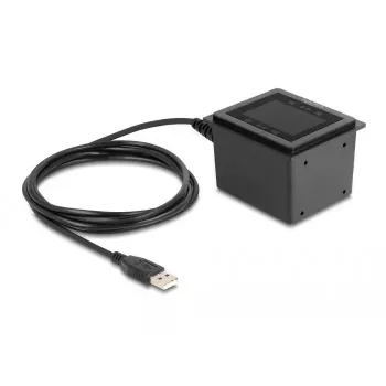 DeLOCK USB Barcode Scanner 1D and 2D wired for stationary installation