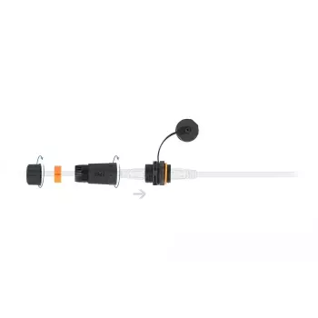 Wire Connector RJ-45/RJ-45 DeLOCK 86700 Black Orange