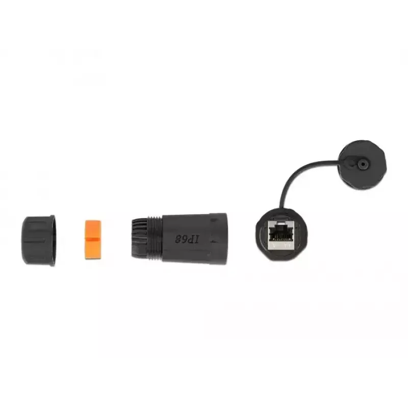 Wire Connector RJ-45/RJ-45 DeLOCK 86700 Black Orange