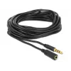 Audio Cable DeLOCK 84669 5m 3.5mm Black