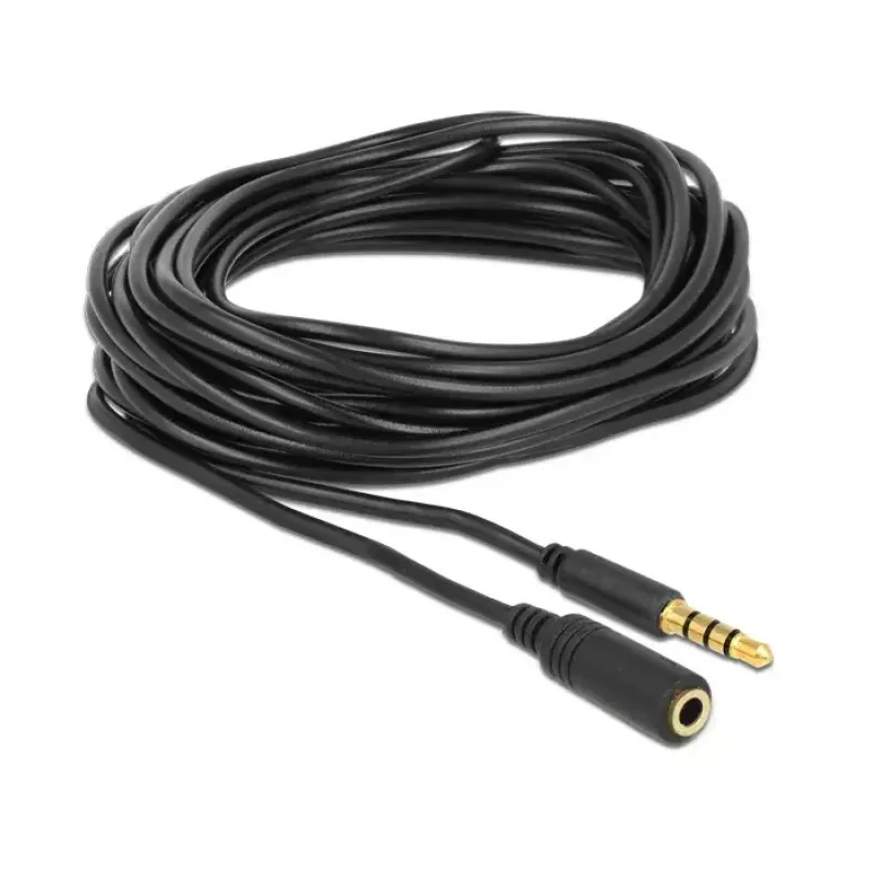 Audio Cable DeLOCK 84669 5m 3.5mm Black