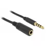 Audio Cable DeLOCK 84669 5m 3.5mm Black