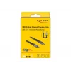 DeLOCK USB 40 Gbps Data and Fast Charging Coaxial Cable 1 m USB PD 3.1 240 W