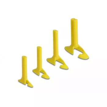 DeLOCK Pull-in tool for cable sleeve set 4 pieces Yellow Plastic