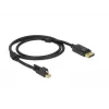 DisplayPort cable DeLOCK 83721 Mini DisplayPort 1m Black