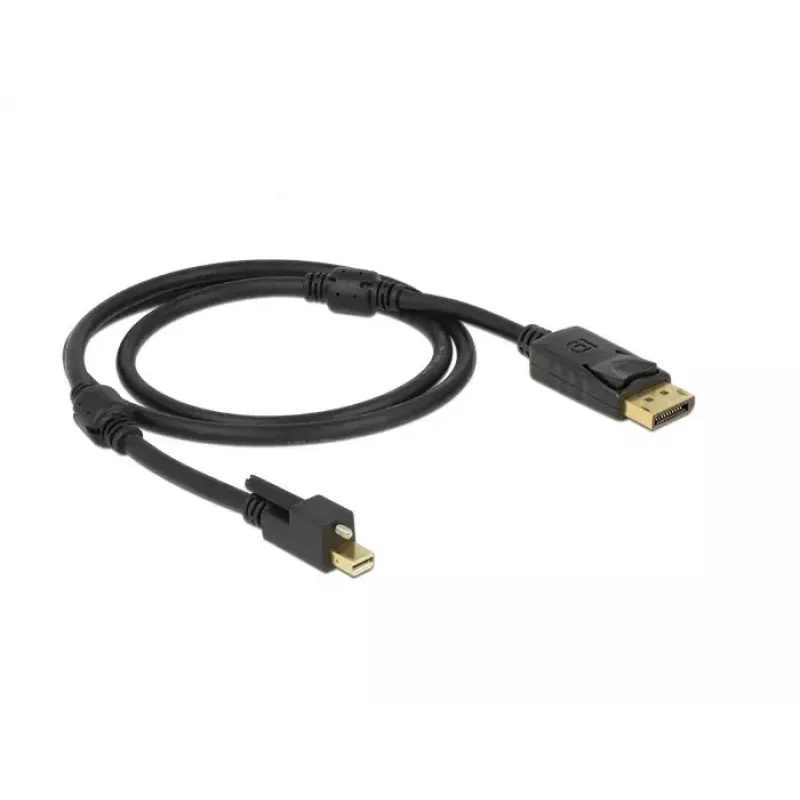 DisplayPort cable DeLOCK 83721 Mini DisplayPort 1m Black