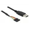 USB Cable DeLOCK 1.8m USB2.0-A/TTL 6-p Black