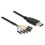 USB Cable DeLOCK 1.8m USB2.0-A/TTL 6-p Black