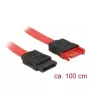 SATA cable DeLOCK 83956 1 m SATA 7-pin Black Red