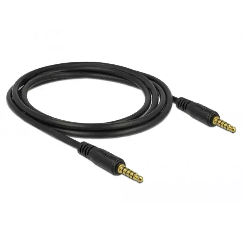 Audio cable DeLOCK 85697 2m 3.5mm Black