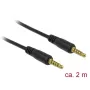 Audio cable DeLOCK 85697 2m 3.5mm Black
