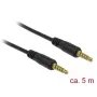 Audio Cable DeLOCK 85699 5m 3.5mm Black