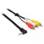 Audio cable DeLOCK 84724 1.5m 3.5mm 3 x RCA Black