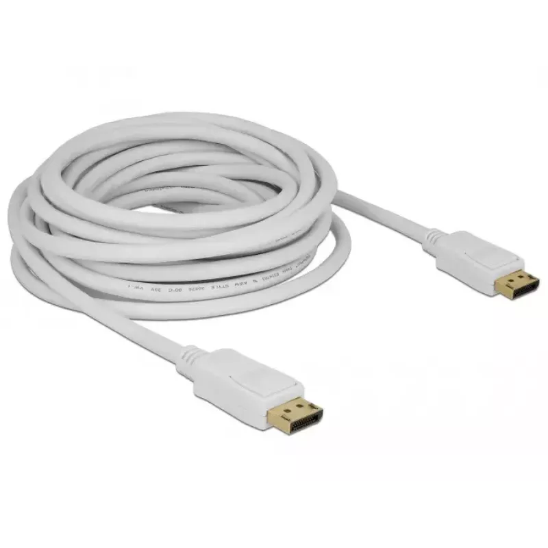 DisplayPort cable DeLOCK 84861 7 m White