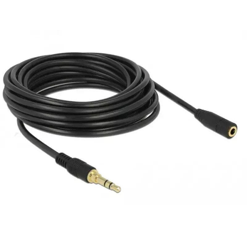Audio Cable DeLOCK 85590 5m 3.5mm Black
