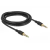 Audio Cable DeLOCK 85601 3m 3.5mm Black