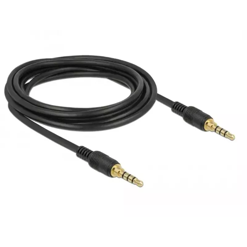 Audio Cable DeLOCK 85601 3m 3.5mm Black