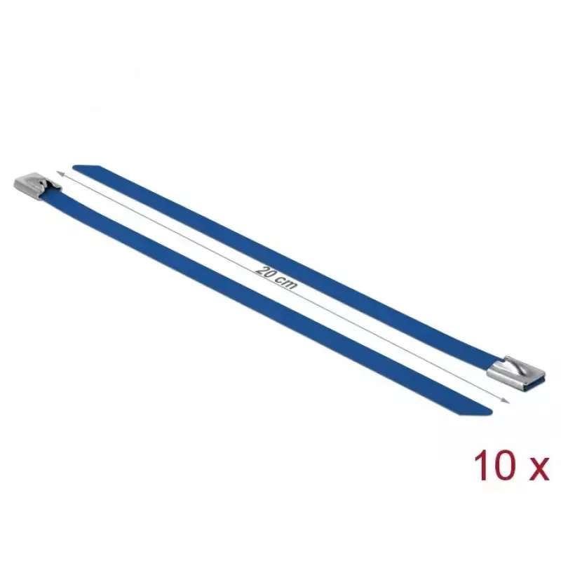 Cable Tie DeLOCK 18797 Steel Blue 200mm 10 pcs