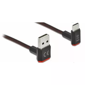 USB 2.0 Cable DeLOCK EASY-USB 85278 Type-A to Type-C Male 2m Black