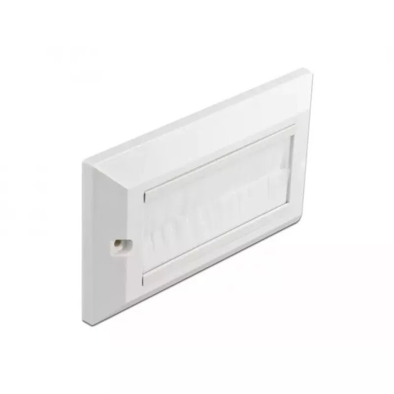 Wall plate DeLOCK 66496 White