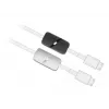 Cable holder DeLOCK 18404 self-closing self-adhesive 3 pieces black white