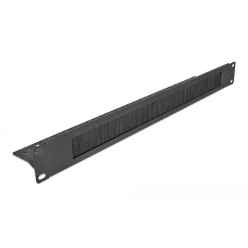 Cable management panel DeLOCK 19 inch Cable Management Brush Strip black