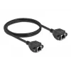 Network Cable DeLOCK Cat.6A RJ45 to RJ45 1m Black
